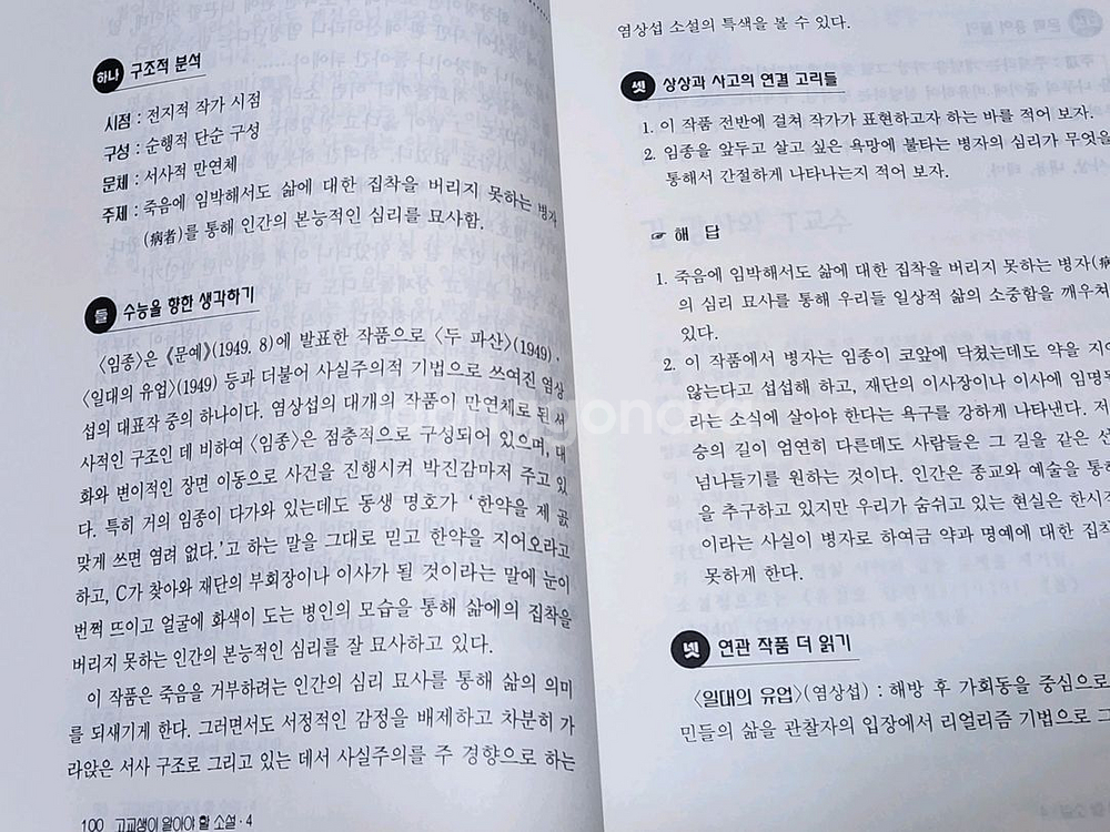 고교생이 알아야할 소설 3권--7