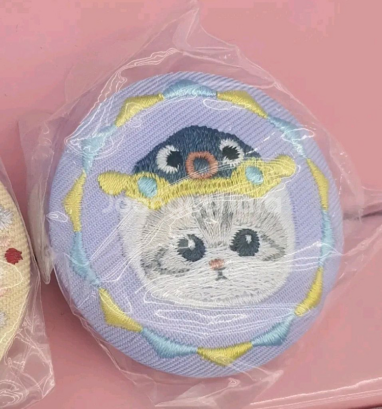 모푸샌드 모후샌드 고양이 자수키링 팝니다.--0