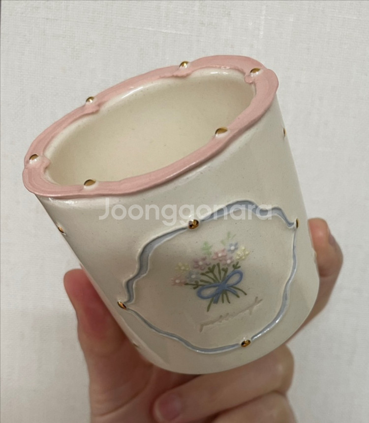 호야 리프리즘 산반 대품 (포터리엘 크림케이크팟 식재)--6