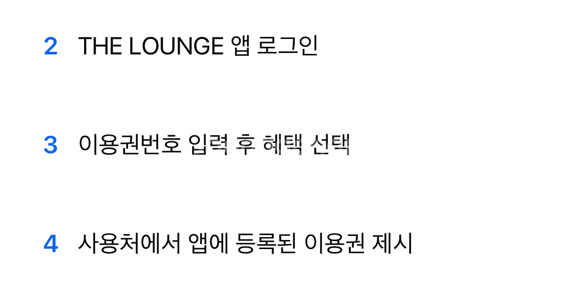 국내 공항 라운지 이용권--1