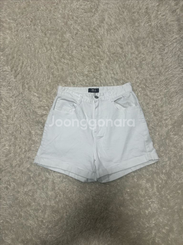 화이트 롤업반바지S--0