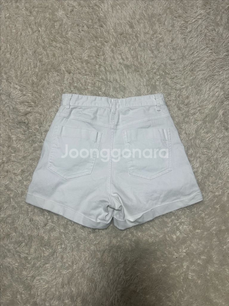 화이트 롤업반바지S--2