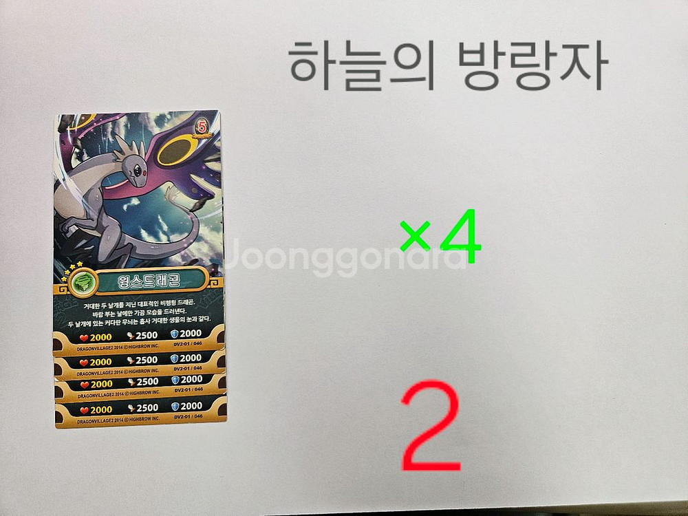 드래곤빌리지 카드 시즌 1&2--5