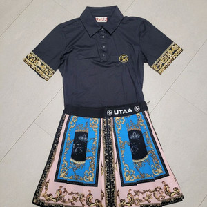 정품 유타 UTAA 골프복 XS (티셔츠, 치마)