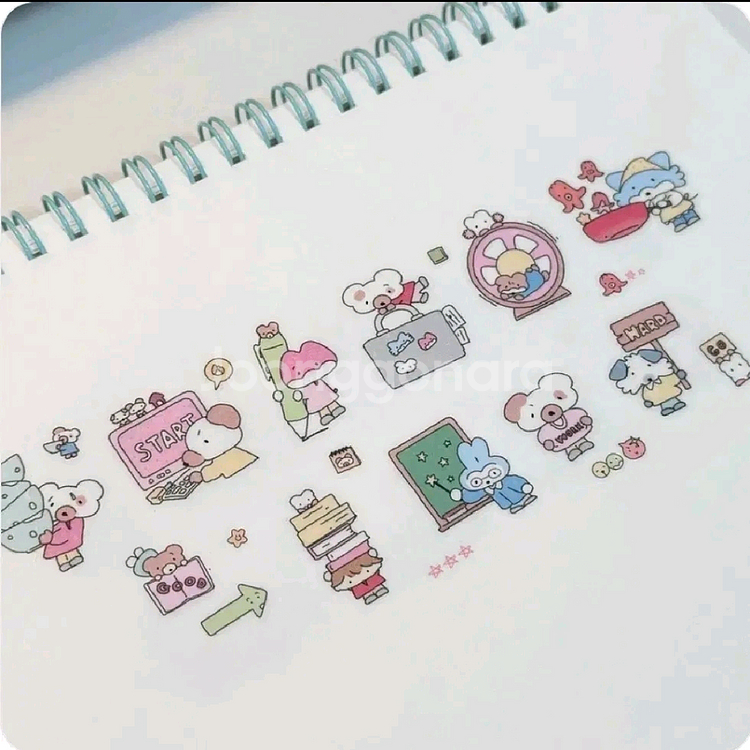 맹글도어 Busy Day 키스컷 소분--1