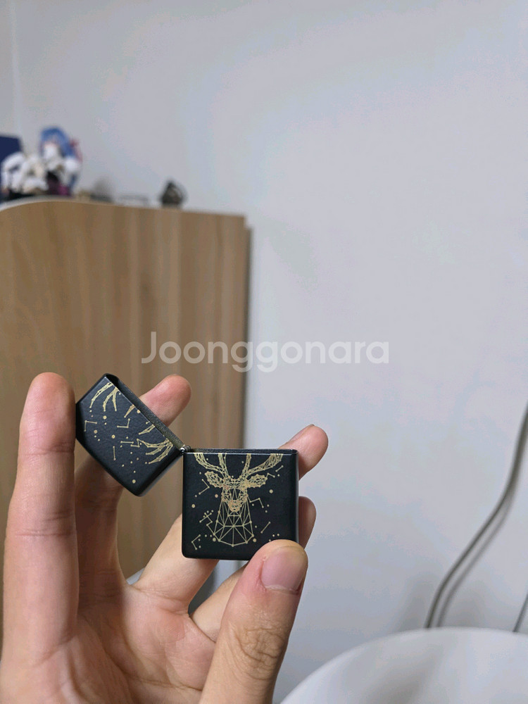 정품 사슴 별자리 지포라이터(케이스 포함)--6