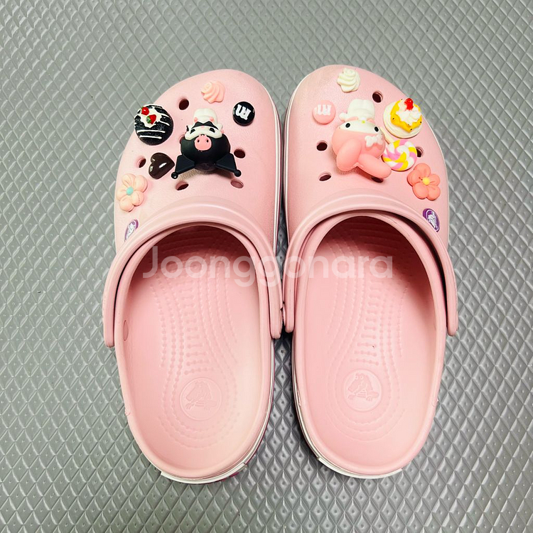 크록스 크록밴드 클로그 핑크 (M6/W8 250)--1