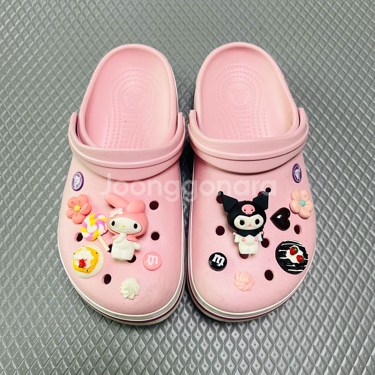 크록스 크록밴드 클로그 핑크 (M6/W8 250)--0