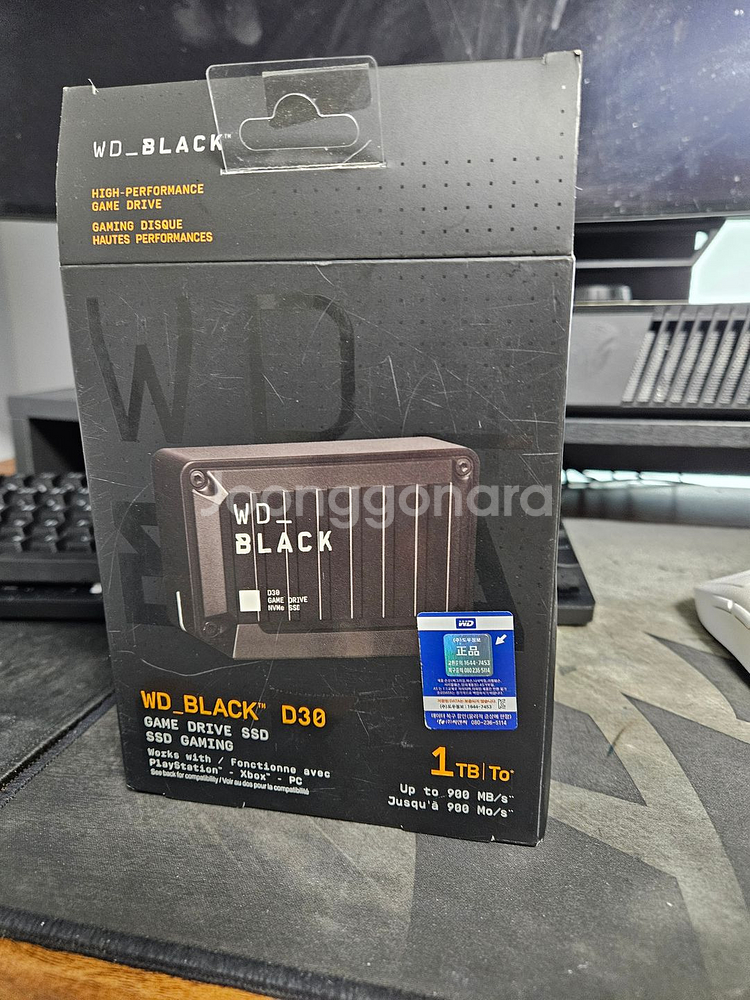 WD Black D30 1TB 외장 SSD--0