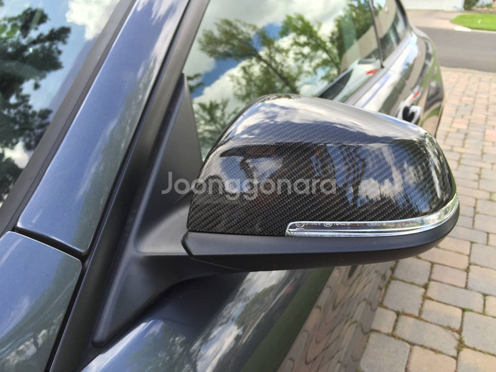 BMW 3 4시리즈 리얼카본 사이드미러 f30 f32--1