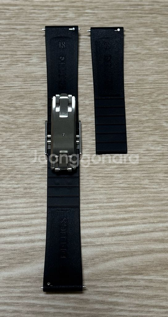 Delugs CTS러버스트랩 18mm 블랙--4