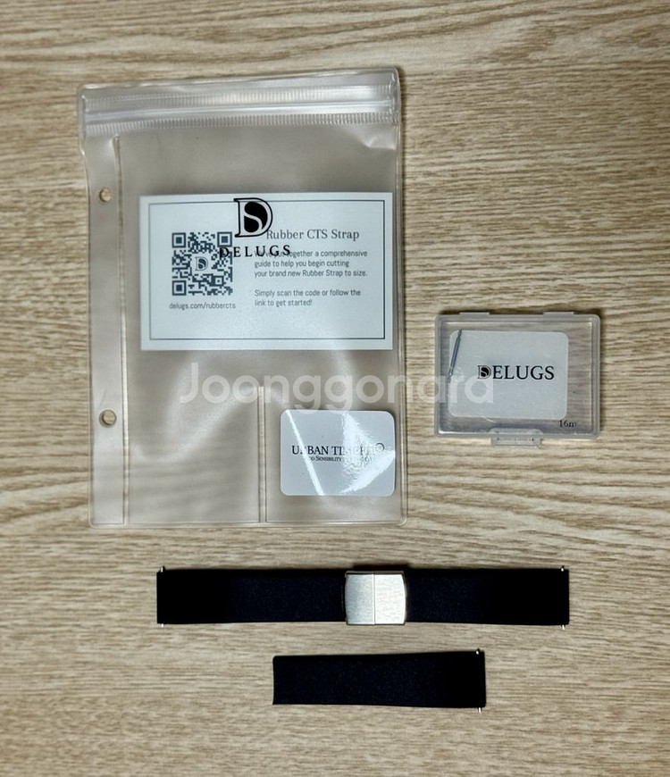 Delugs CTS러버스트랩 18mm 블랙--2