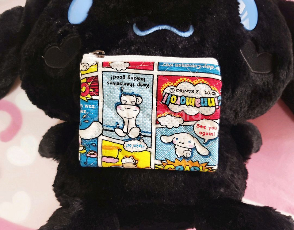 산리오 시나모롤 퀼트 파우치--1