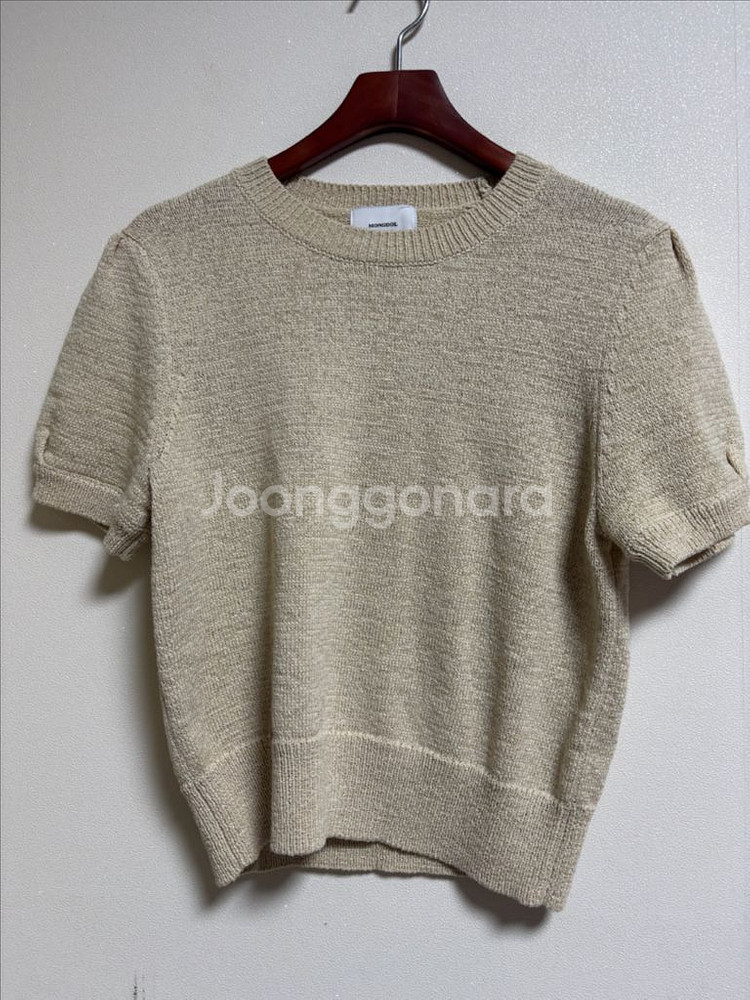 MONGDOL 몽돌 니트 탑 S--0
