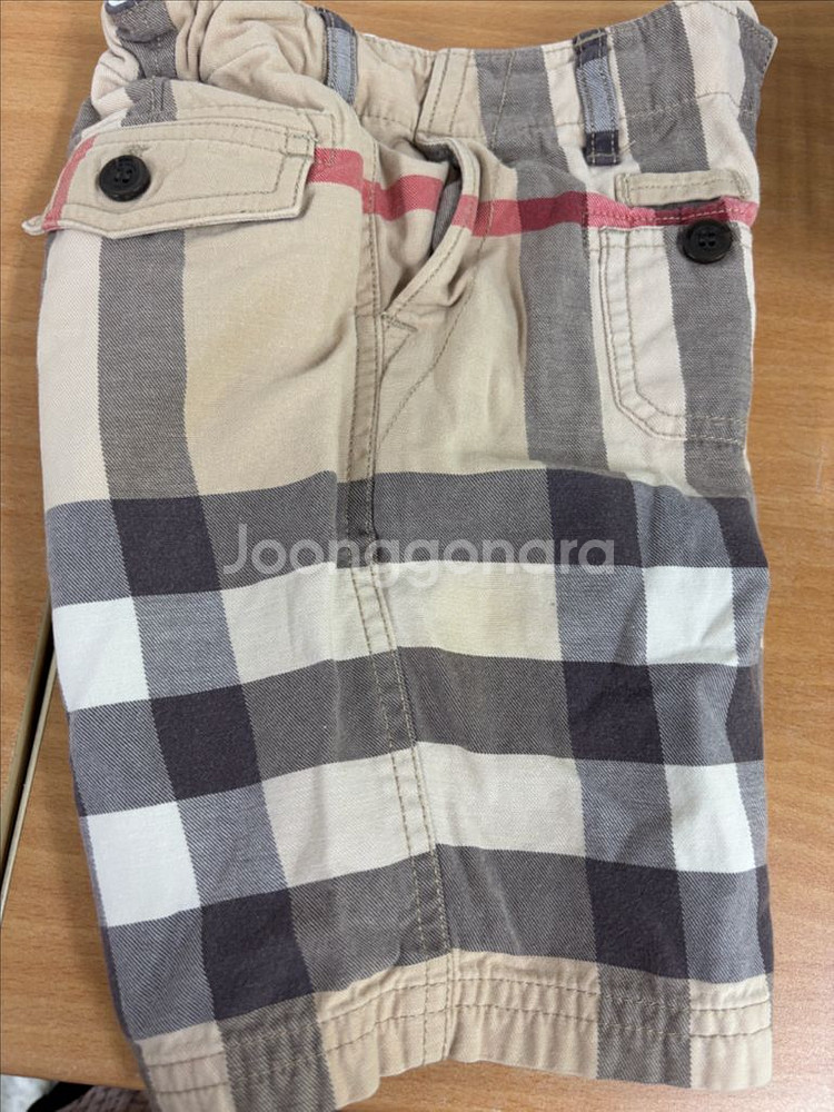 버버리 키즈 반바지 116cm 6y--11