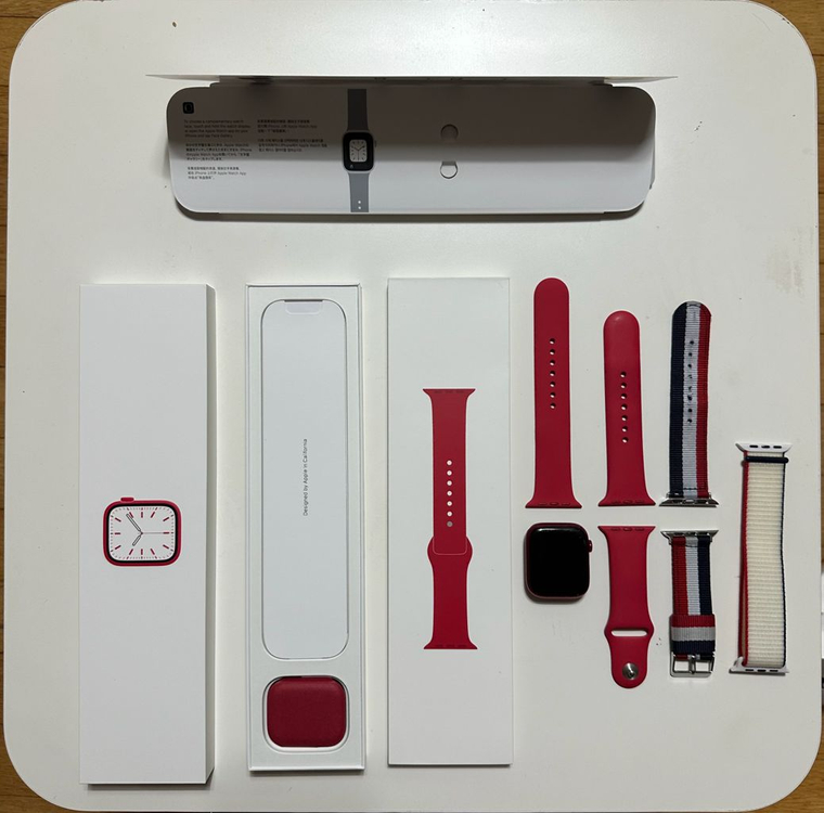 애플워치7 (PRODUCT)RED GPS 45mm--1