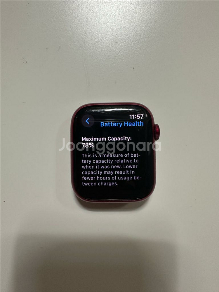 애플워치7 (PRODUCT)RED GPS 45mm--4