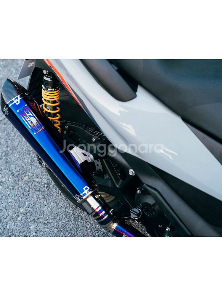 존테스350 FT Titanium 풀시스템머플러--5