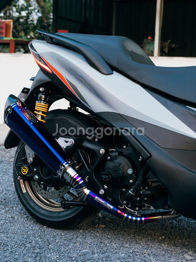 존테스350 FT Titanium 풀시스템머플러--3