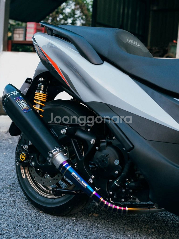 존테스350 FT Titanium 풀시스템머플러--8