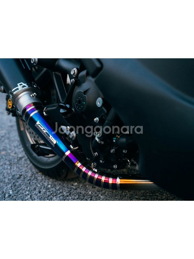 존테스350 FT Titanium 풀시스템머플러--4