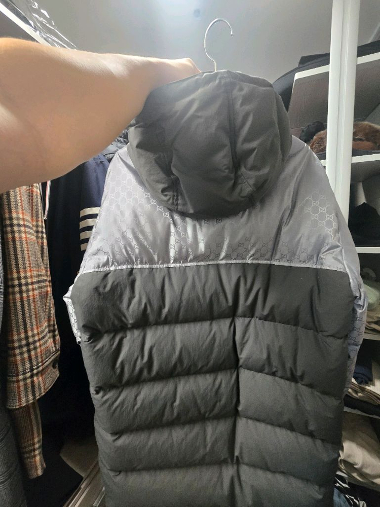 구찌 롱패딩 정품 이미지