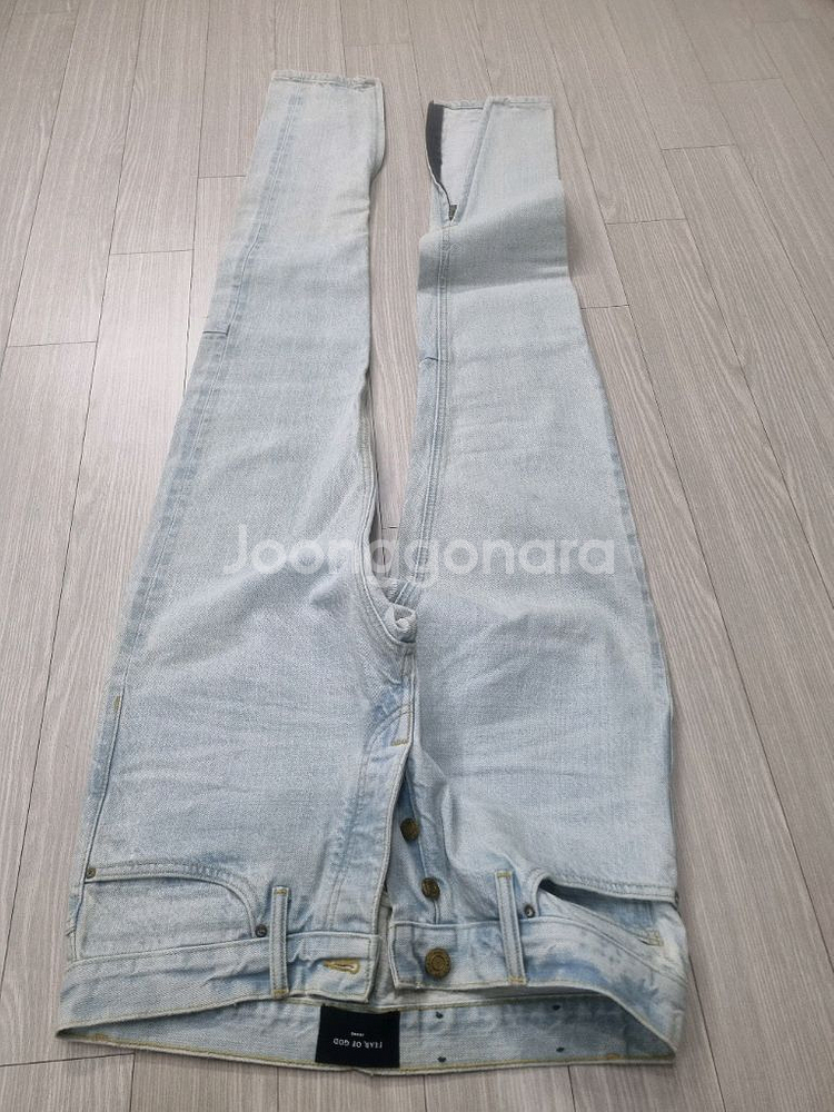 피어오브갓 연청 데님--0