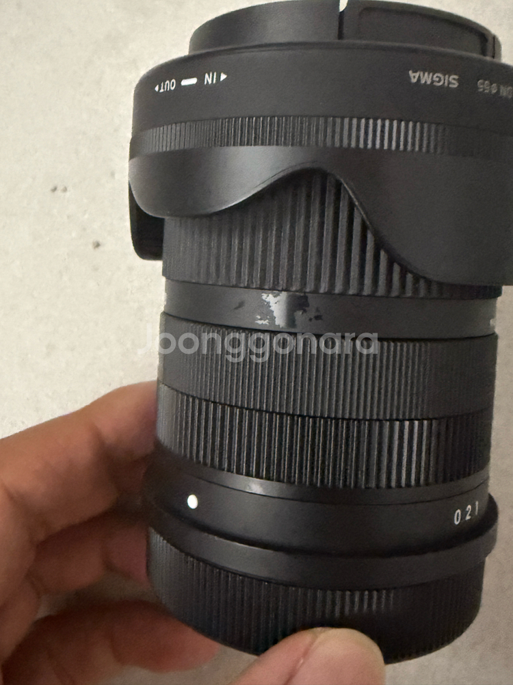 시그마 18-50mm 렌즈 L마운트--2