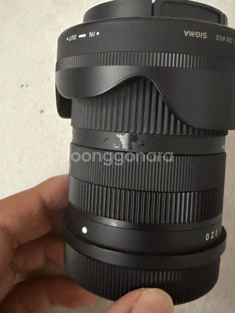시그마 18-50mm 렌즈 L마운트--1