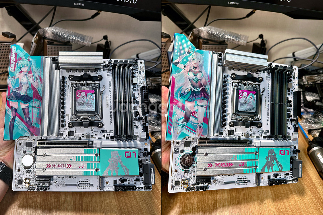 ASUS 콜라보 하츠네 미쿠 에디션 완본체 5060ti--2