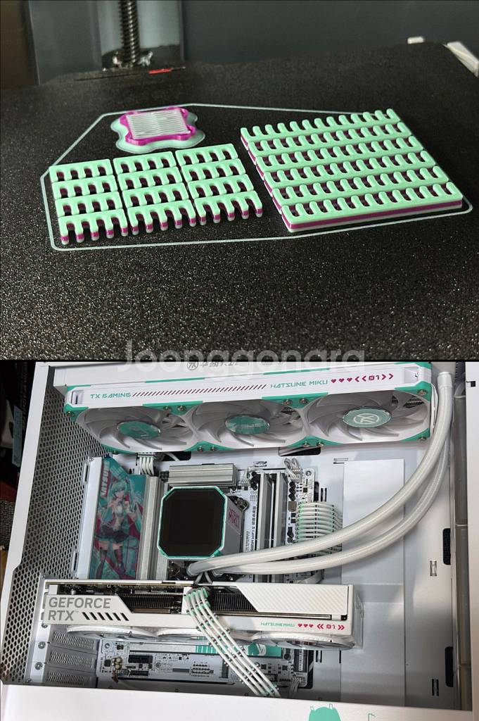 ASUS 콜라보 하츠네 미쿠 에디션 완본체 5060ti--4