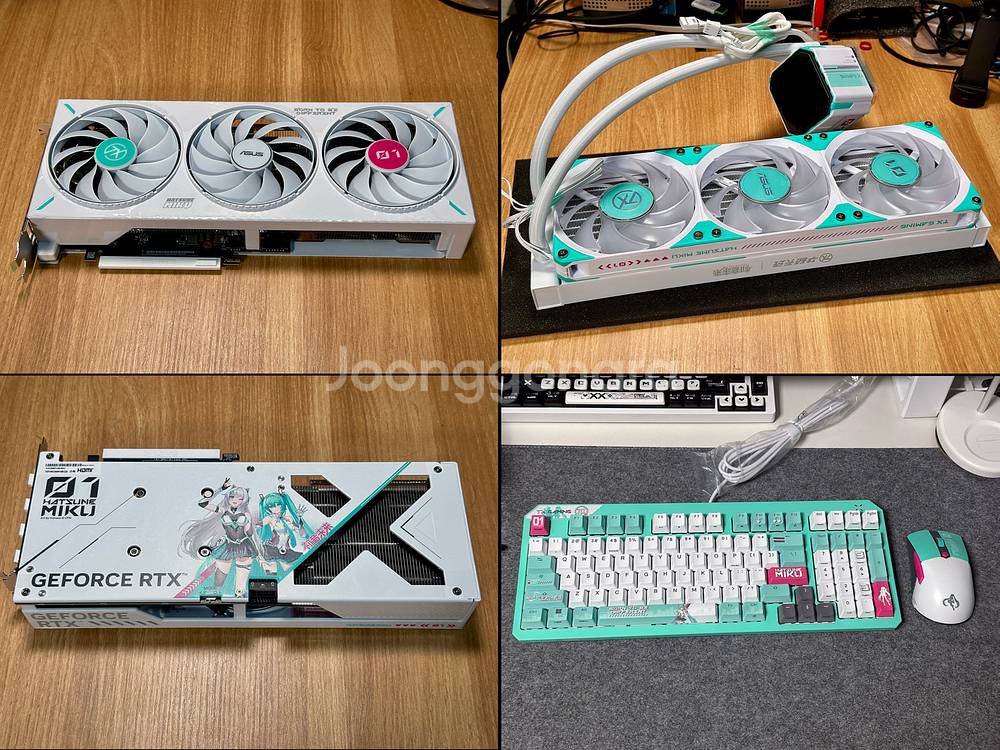 ASUS 콜라보 하츠네 미쿠 에디션 완본체 5060ti--3