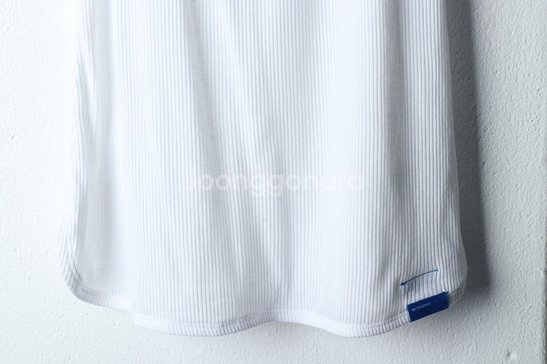 W(M) 아디다스 반팔 티셔츠 민소매 오리지널 화이트--3
