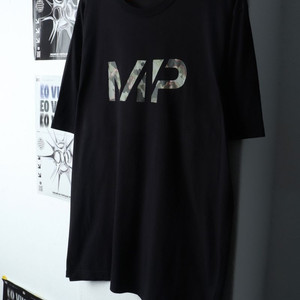 (L-XL) 브랜드빈티지 반팔 티셔츠 블랙 카모