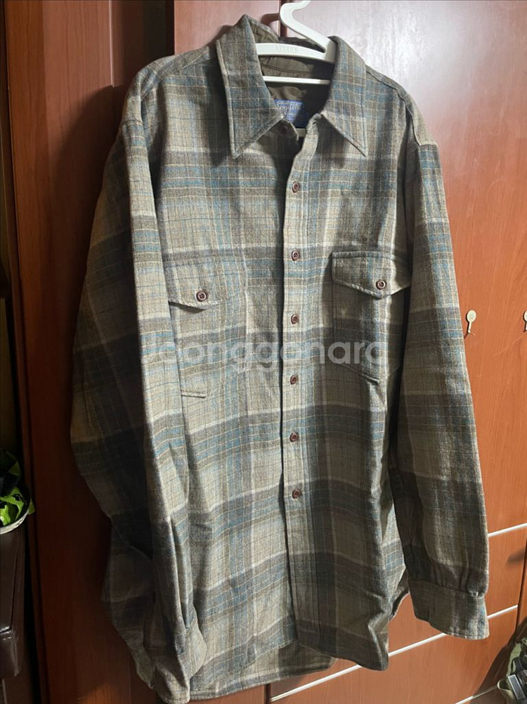 Pendleton 펜들턴 울 체크 셔츠 L--0
