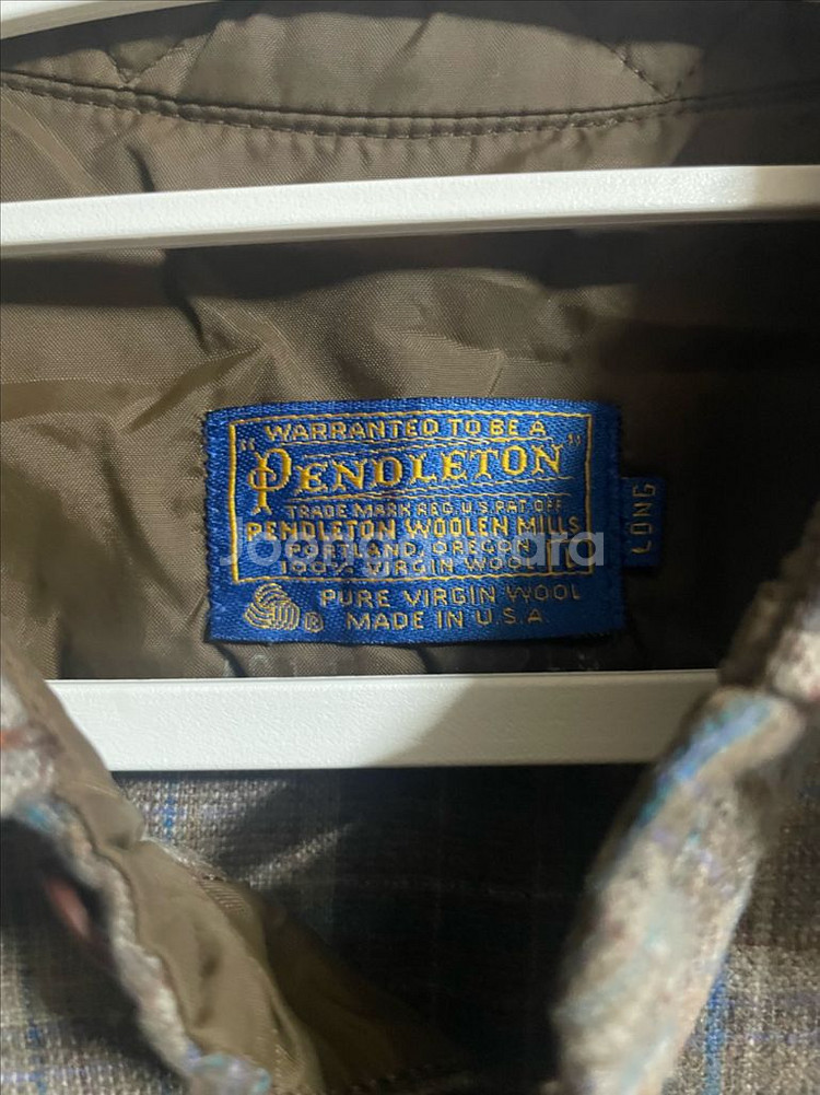 Pendleton 펜들턴 울 체크 셔츠 L--2