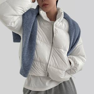 어텀 made 미니멀 패딩 화이트