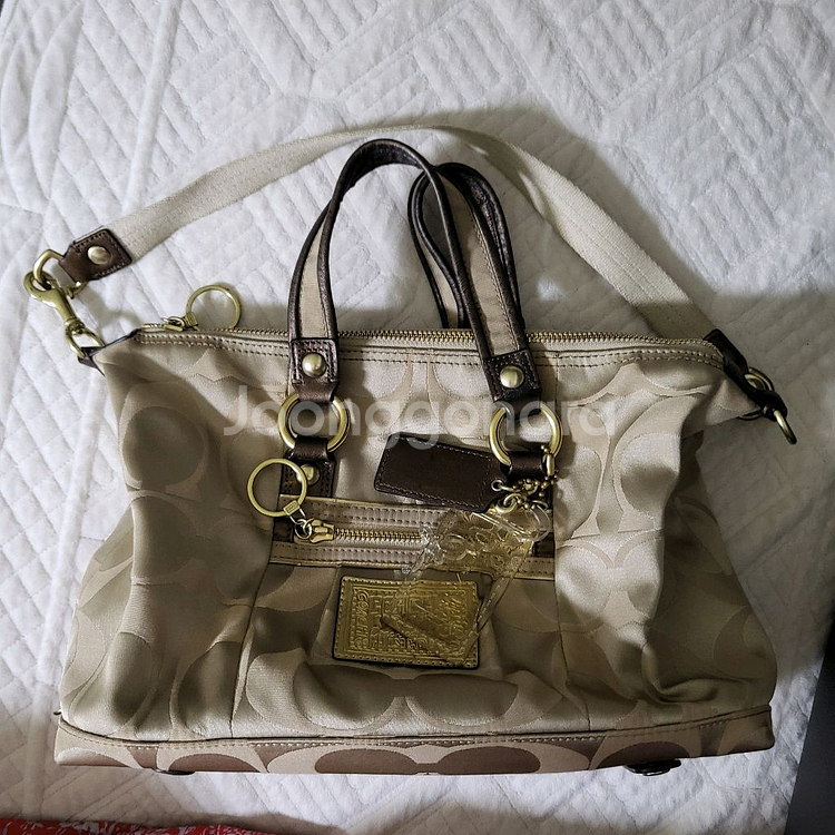 코치 숄더겸 토드백--1