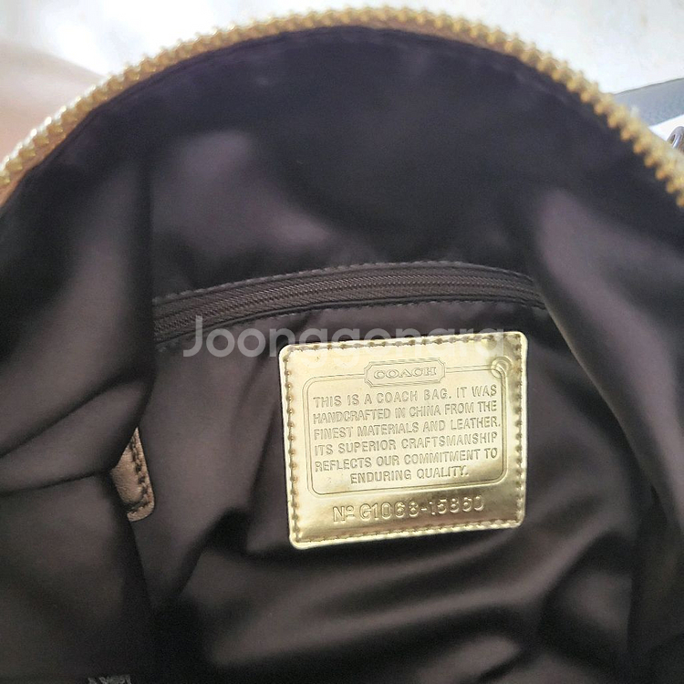 코치 숄더겸 토드백--3