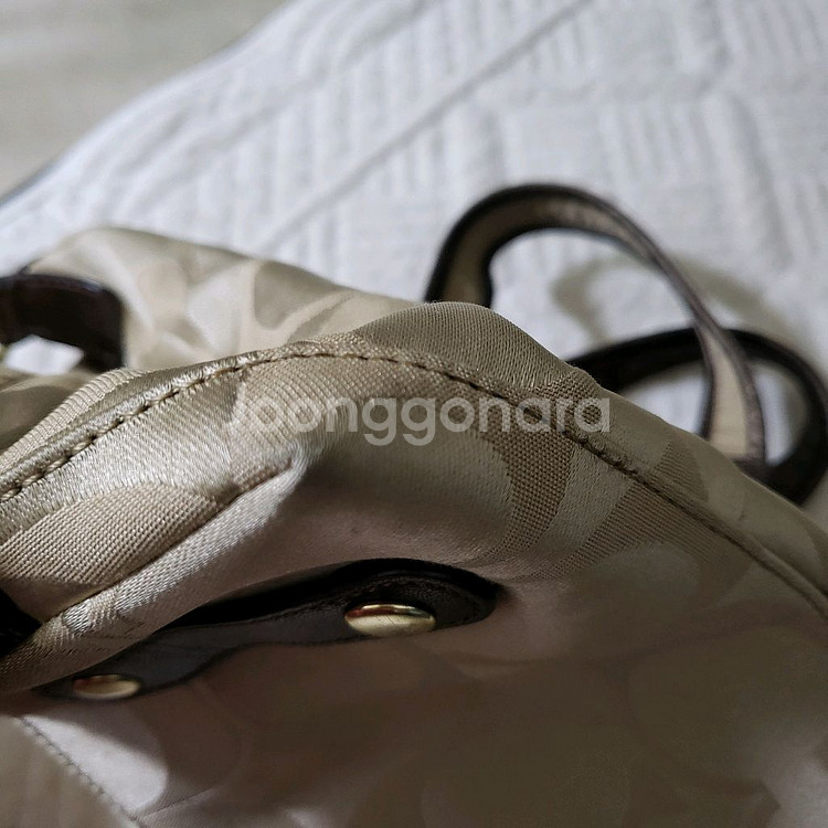 코치 숄더겸 토드백--5