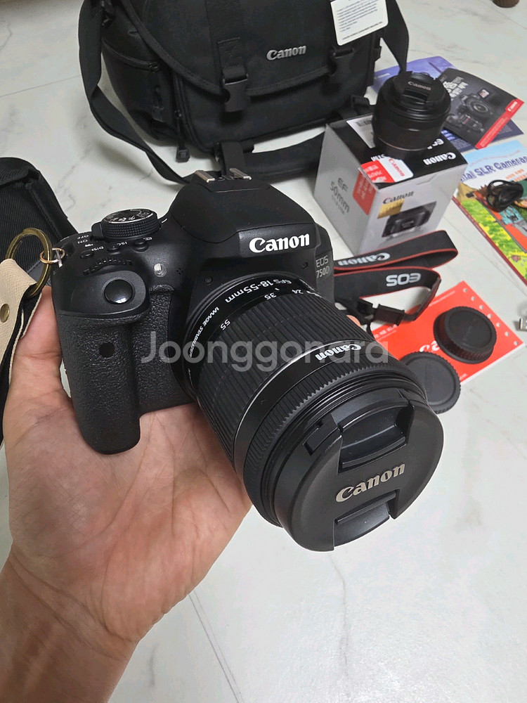 캐논 EOS750D 기본렌즈--1