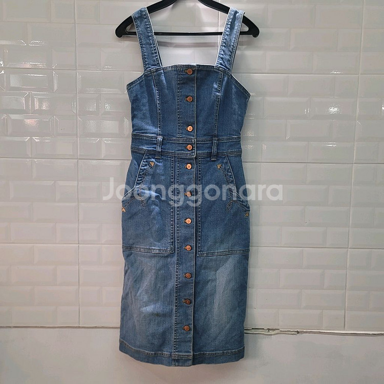 럭키슈에뜨 멜빵치마--0
