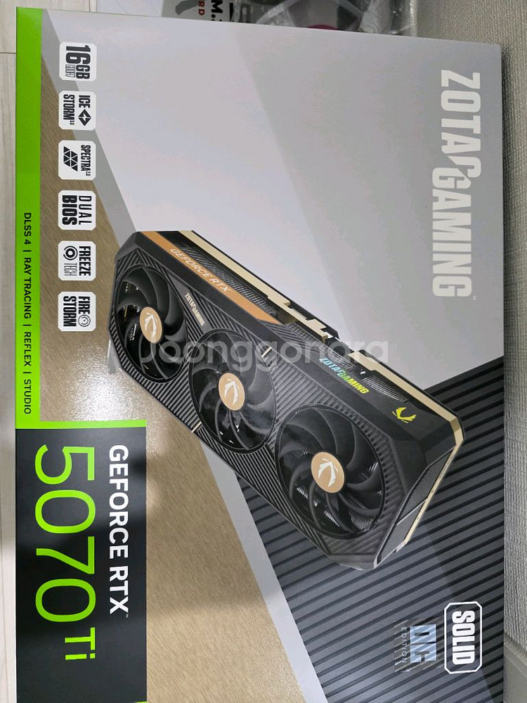 RTX5070TI 솔리드 신품급매--0