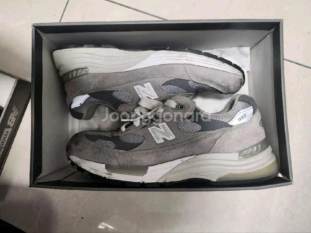풀박스 뉴발란스 992 그레이 265--0