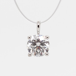 LAB 다이아몬드 1캐럿 4프롱 목걸이 펜던트