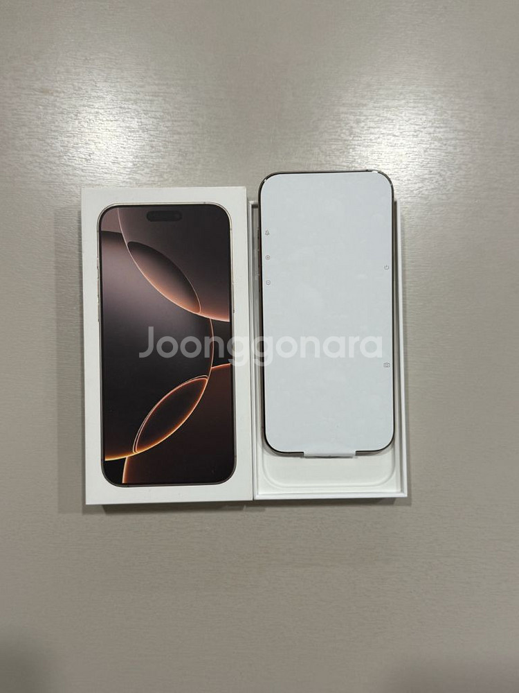 아이폰16프로맥스 256GB 데저트 티타늄 리퍼 미사용--1