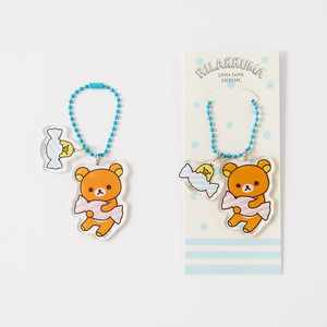 리락쿠마 아크릴 키링 투명키링 판매