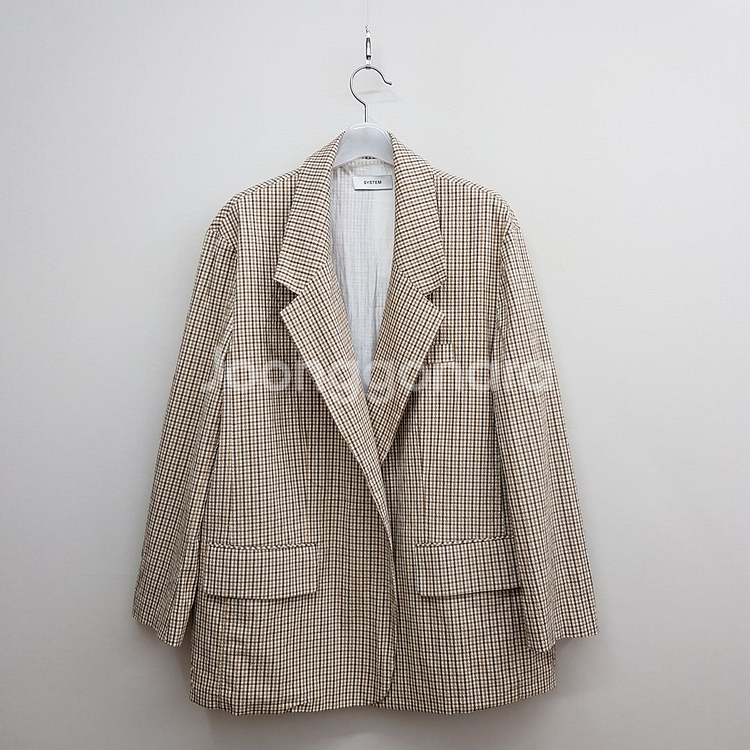 한섬 시스템 2021 오픈형 오버핏 자켓 88-98-1--0