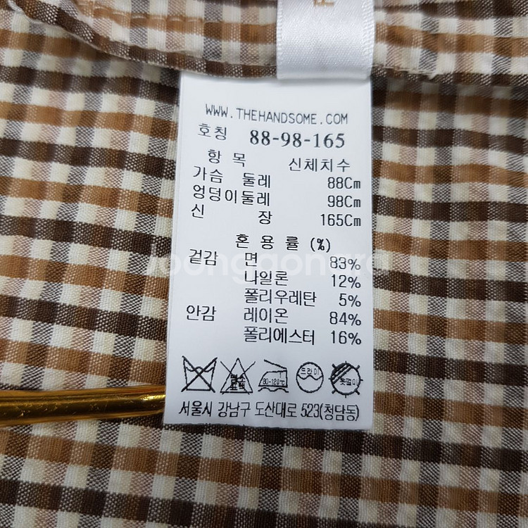 한섬 시스템 2021 오픈형 오버핏 자켓 88-98-1--7