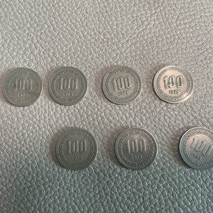 71년-80년 100원 주화 / 개당